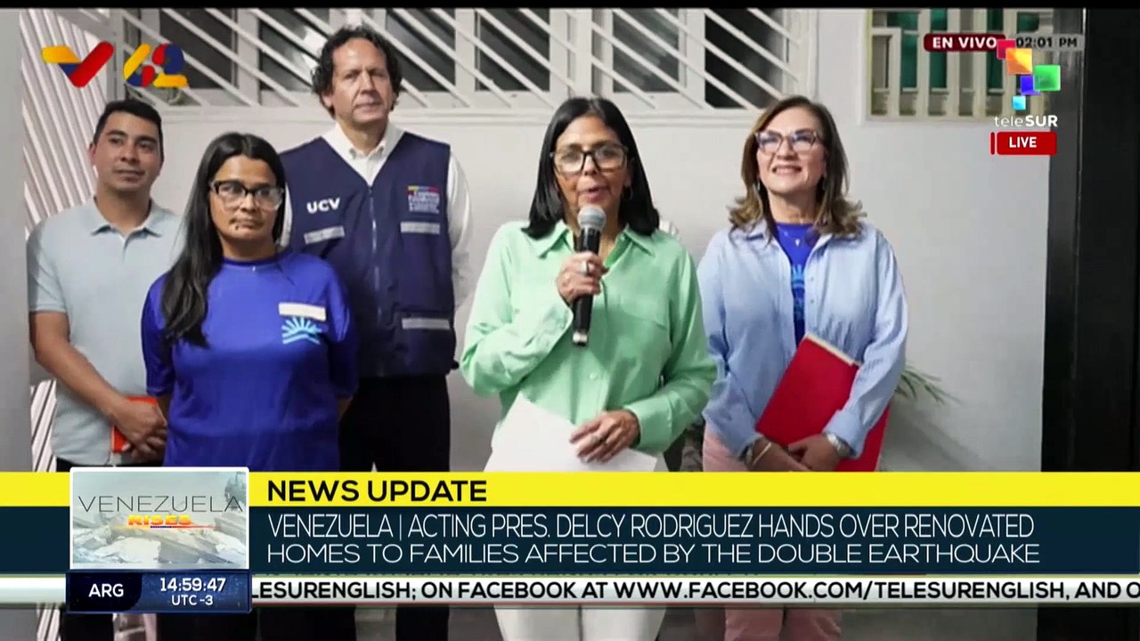 Delcy Rodriguez: we have recovered five buildings that will benefit 370 people