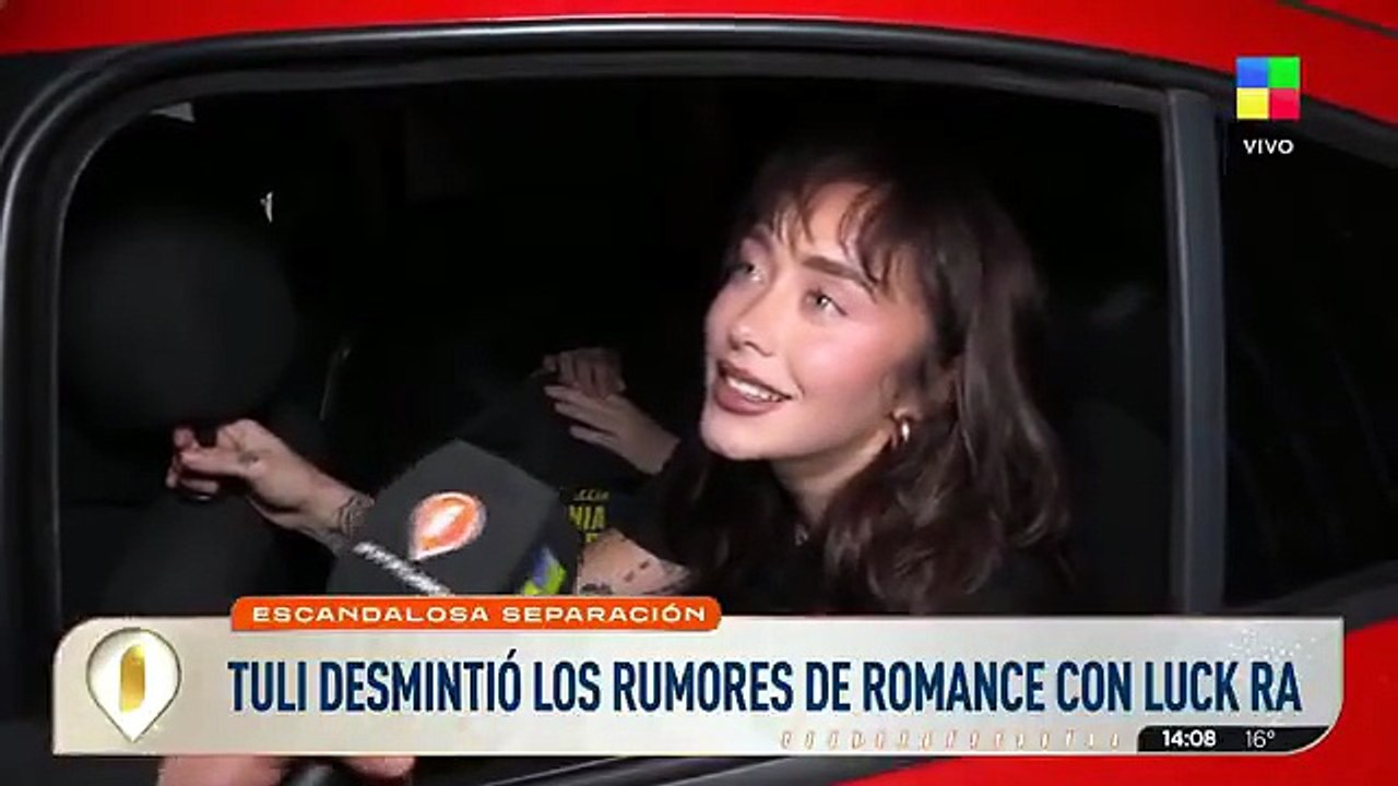 La drástica decisión de Tuli Acosta en medio de los rumores de affaire con Luck Ra
