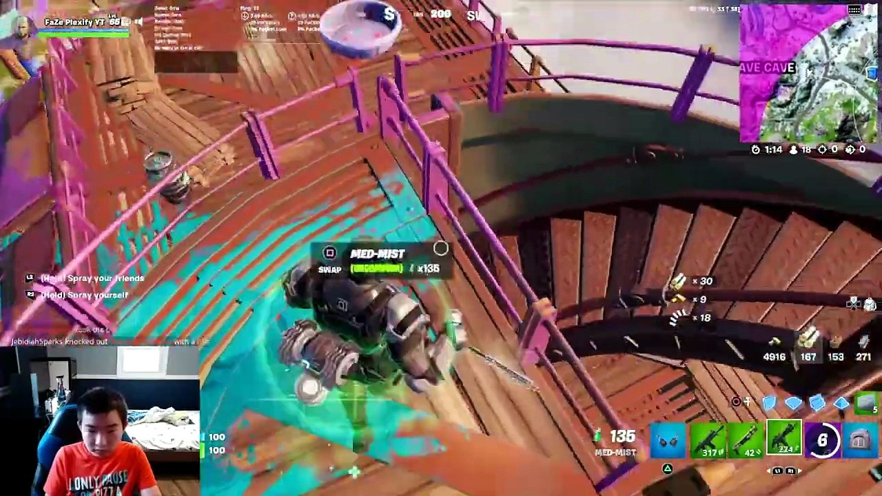Destroying The Party At Rave Cave In Fortnite!