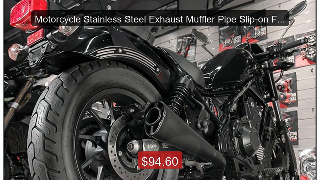 Motorcycle Stainless Steel Exhaust Muffler Pipe Slip-on For Ho... -- Hot Deal 2026 | Limited Offer!