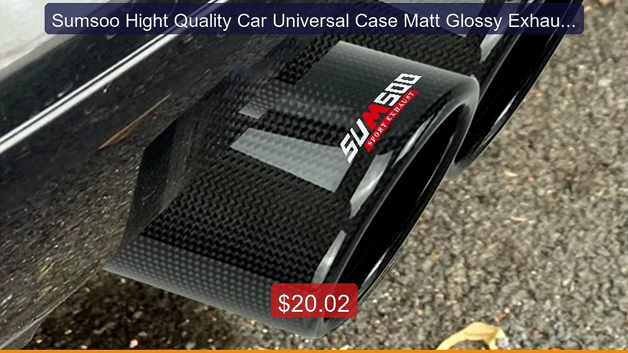 Sumsoo Hight Quality Car Universal Case Matt Glossy Exhaust... -- Top Pick 2026 | Unbeatable Price!