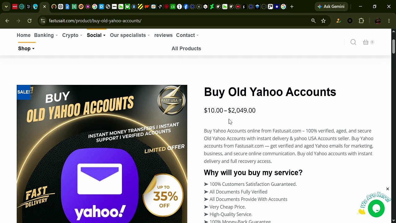 Best 7 Ways to Buy Old Gmail Account in the US