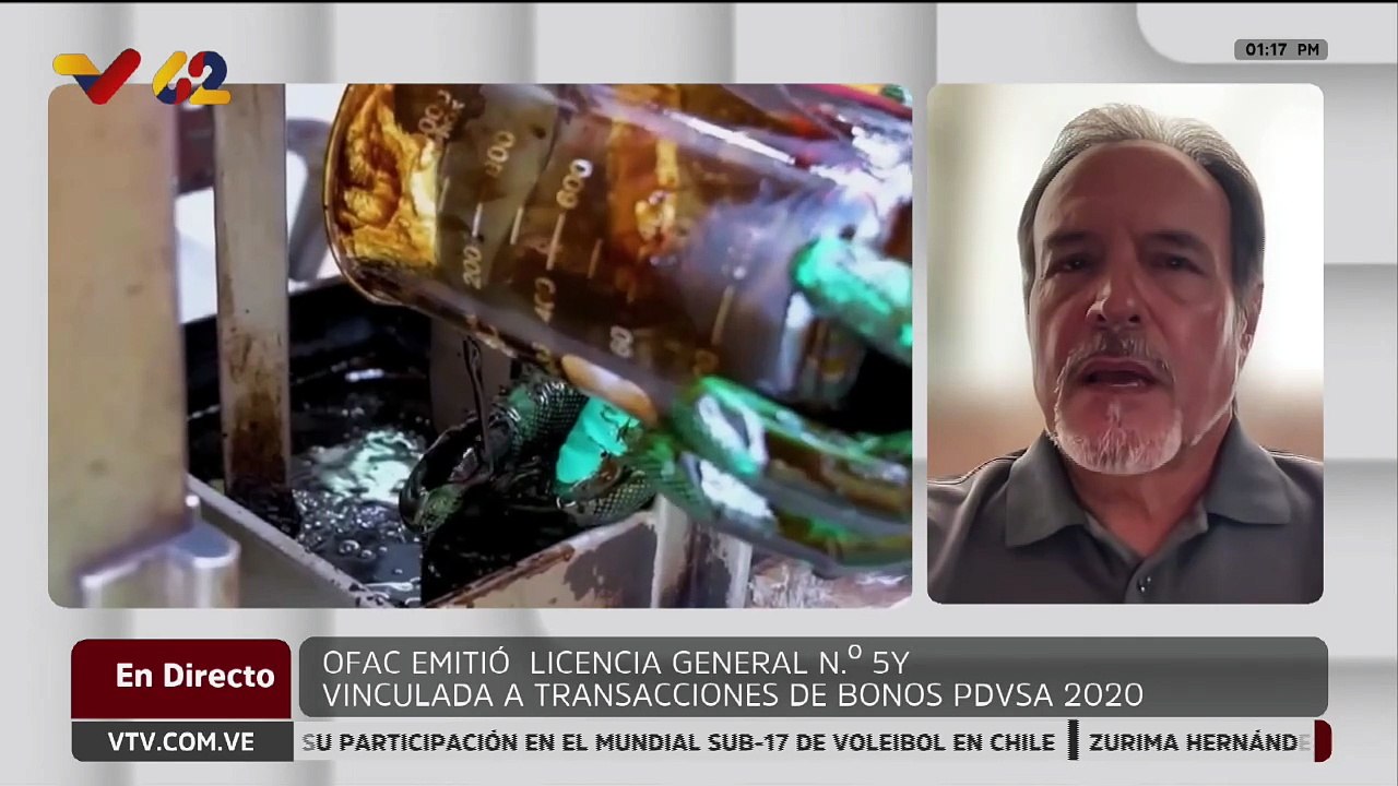 Licencia General Nº 5Y autoriza determinadas transacciones relacionada a los bonos 2020 de PDVSA