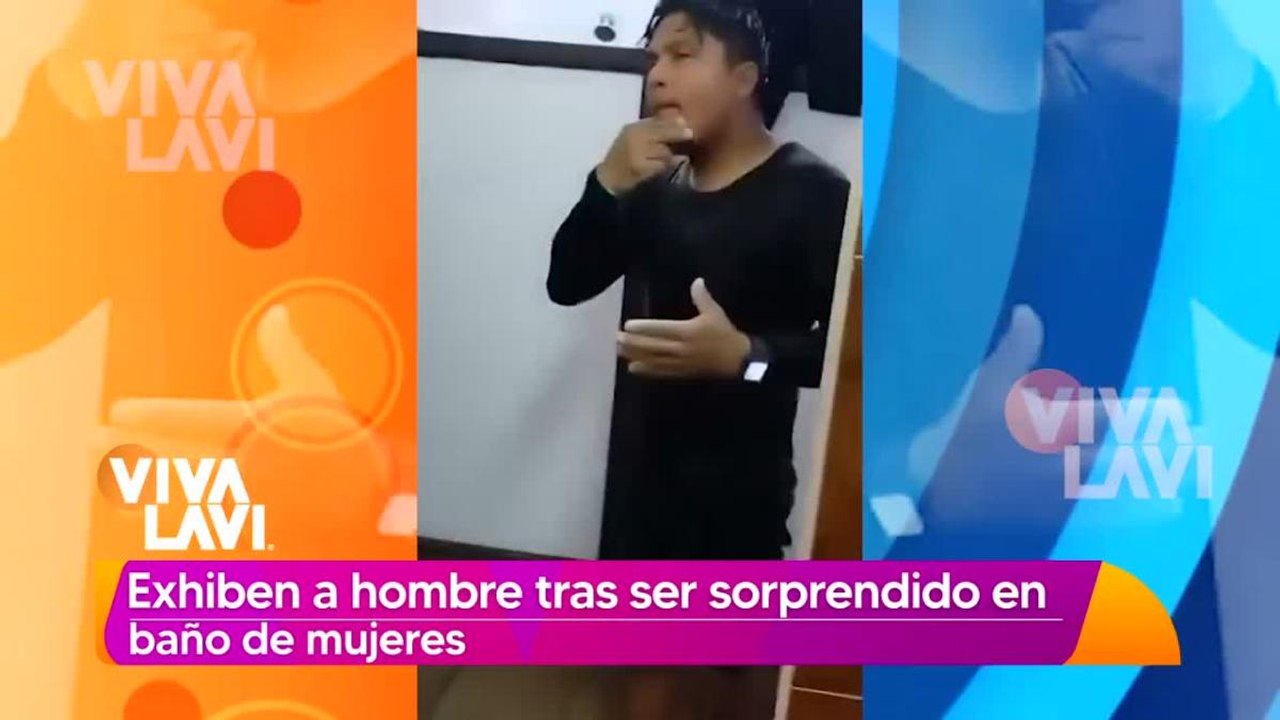 Sorprenden a hombre en un baño de mujeres