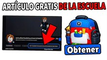 Vas a conseguir un artículo gratis gracias a tu escuela