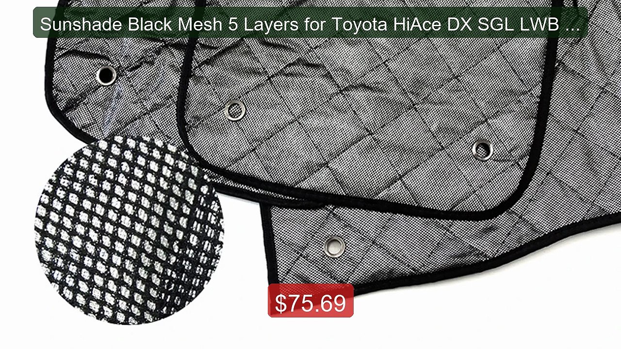 Sunshade Black Mesh 5 Layers for Toyota HiAce DX SGL LWB 200 S... -- Best Buy 2026 | Great Quality!