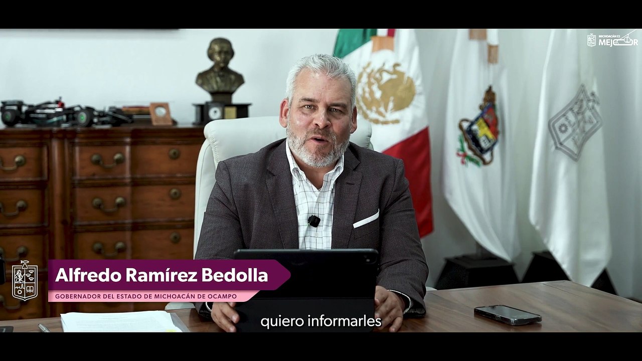 Gobernador de Michoacán habla sobre la seguridad y el aguacate enviado a Estados Unidos
