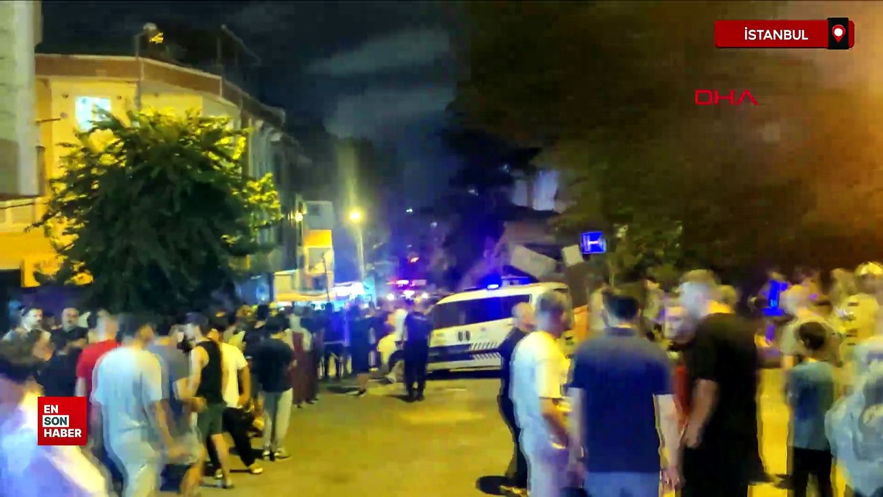 İstanbul Bahçelievler’de tahliye edilen bina çöktü