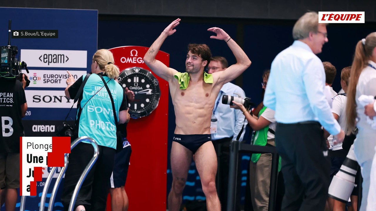 Une première médaille pour la France : Jules Bouyer décroche l'argent aux Championnats d'Europe de natation en plongeon à 3 mètres - Plongeon - Championnats d'Europe