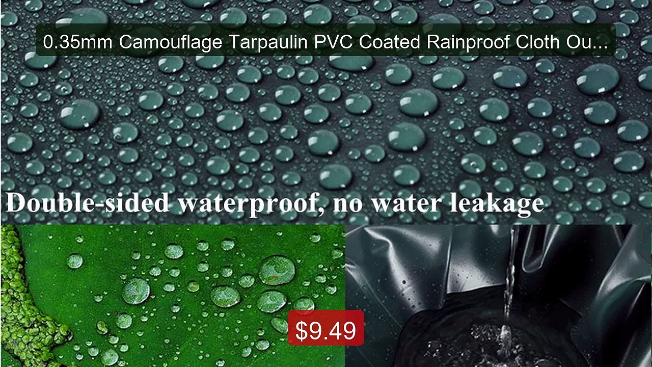 0.35mm Camouflage Tarpaulin PVC Coated Rainproof Cloth Outd... -- Top Pick 2026 | Unbeatable Price!