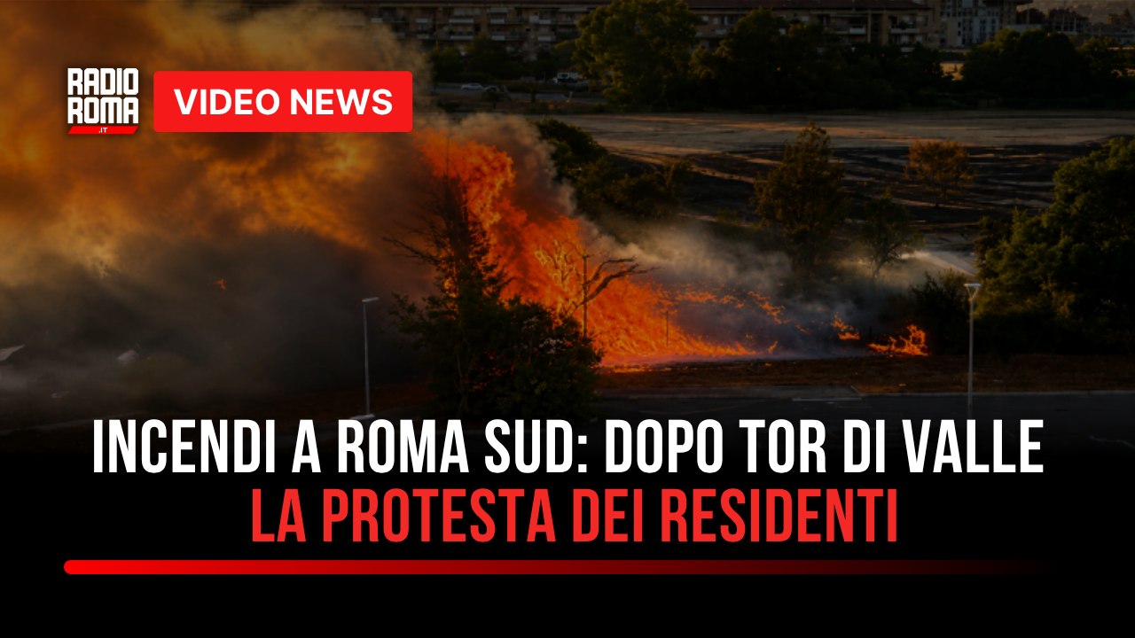 Incendi a Roma Sud: dopo Tor di Valle la protesta dei residenti