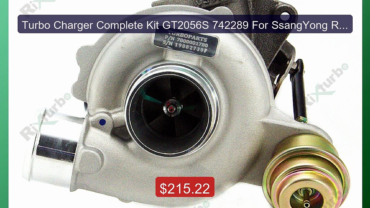 Turbo Charger Complete Kit GT2056S 742289 For SsangYong Rex... -- Top Pick 2026 | Unbeatable Price!