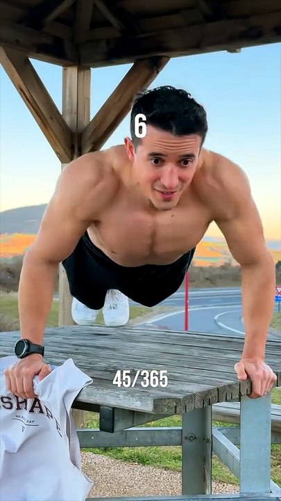 Day 45/365 One more push-up everyday during 1 year ! 🔥