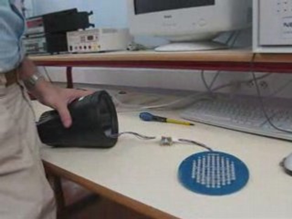 Mesures sur le projecteur d'origine