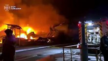 Daños en depósitos de Kiev tras ataque con misiles rusos