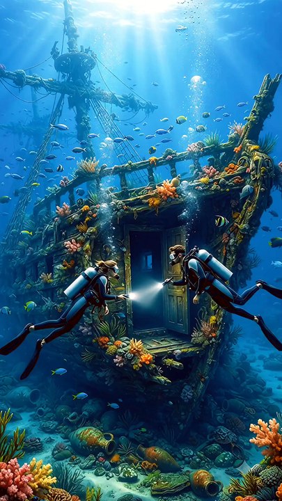 Underwater beautiful couple swimming New latest unbelievable history of movies
