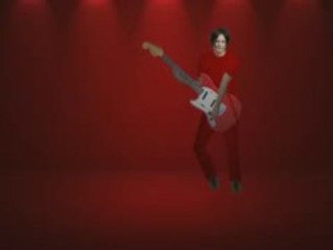 My Clip white stripes