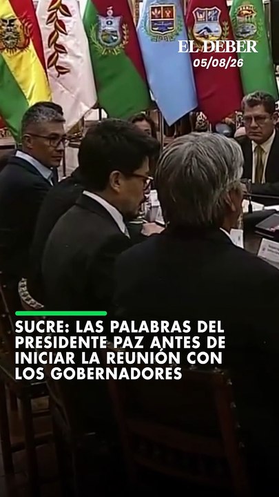 El presidente Rodrigo Paz ya se encuentra en la Casa de la Libertad donde se llevará a cabo el encuentro con las autoridades departamentales.