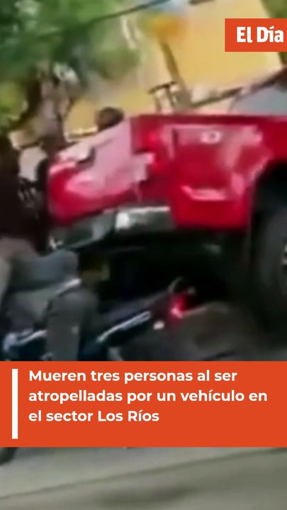 Mueren tres personas al ser atropelladas por un vehículo en el sector Los Ríos