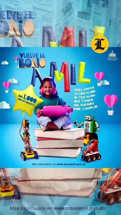 Educación anuncia el bono a mil