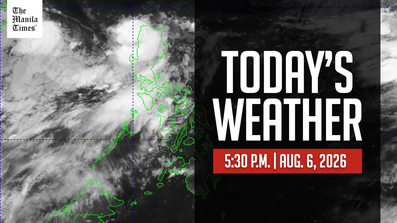Today's Weather, 5:30 A.M. | Aug. 6, 2026
