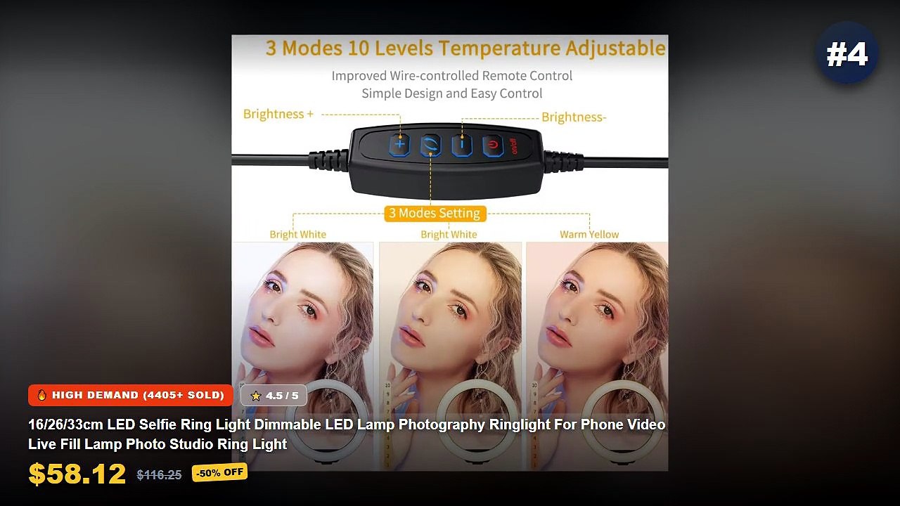 Why Everyone Is Buying LED Ring Lights With Tri...