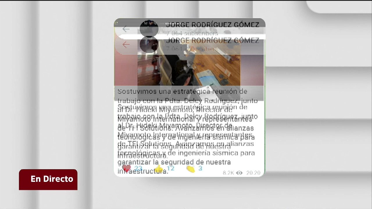 Jorge Rodríguez sostuvo reunión con la pdta. Delcy Rodríguez y el director de Miyamoto Internacional