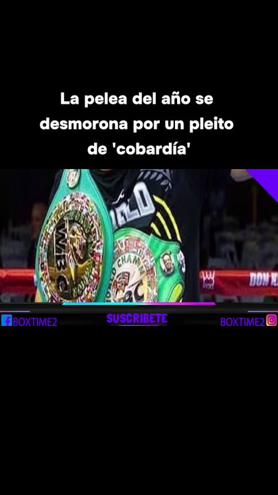 La unificacion crucero no sera posible para benavidez