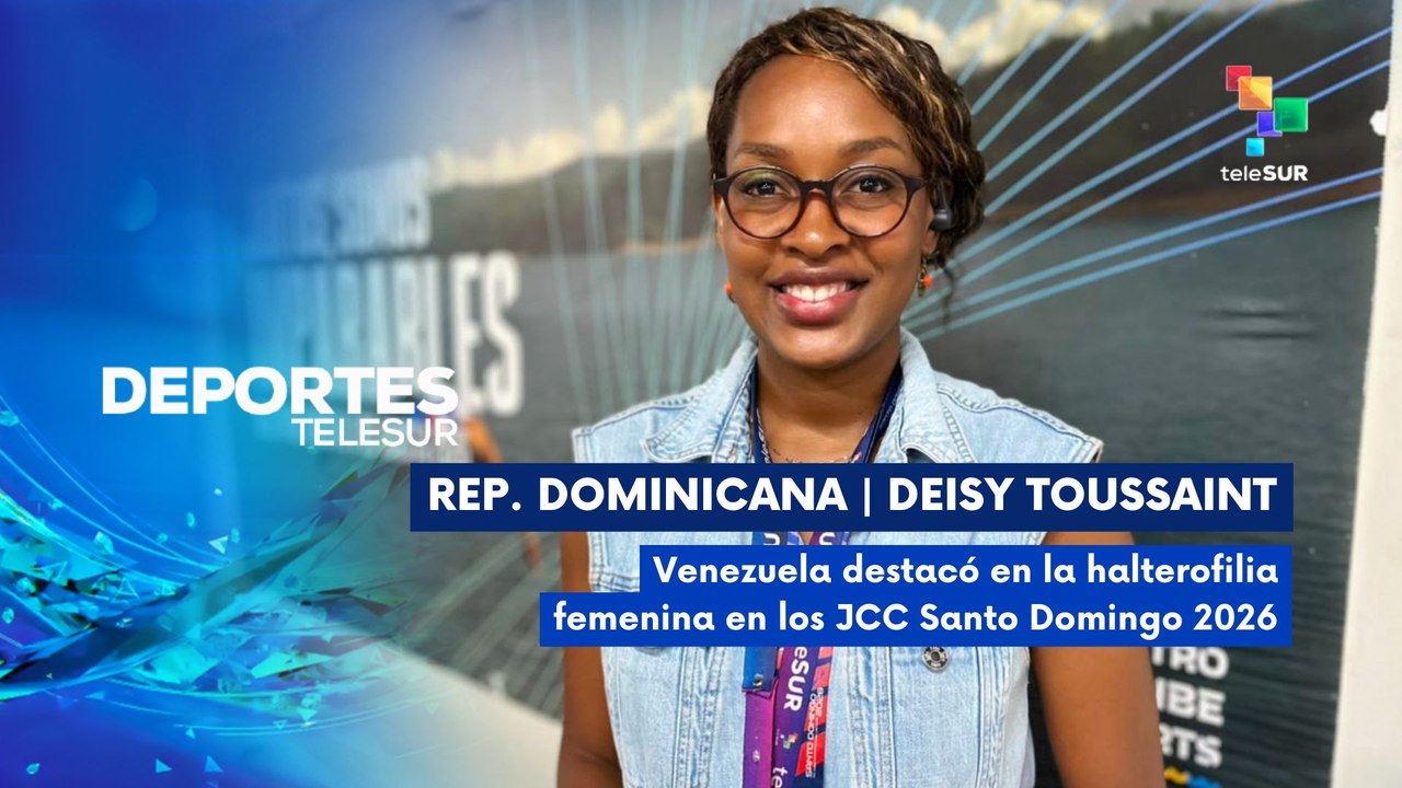 DEPORTES TELESUR | Venezuela gana oro y plata en halterofilia de Santo Domingo 2026 05-08-2026