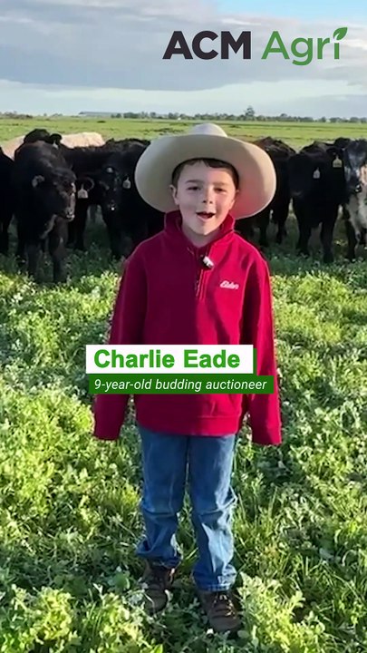 Budding auctioneer shares what he loves about the farm