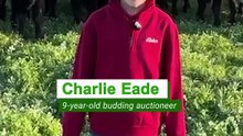 Budding auctioneer shares what he loves about the farm