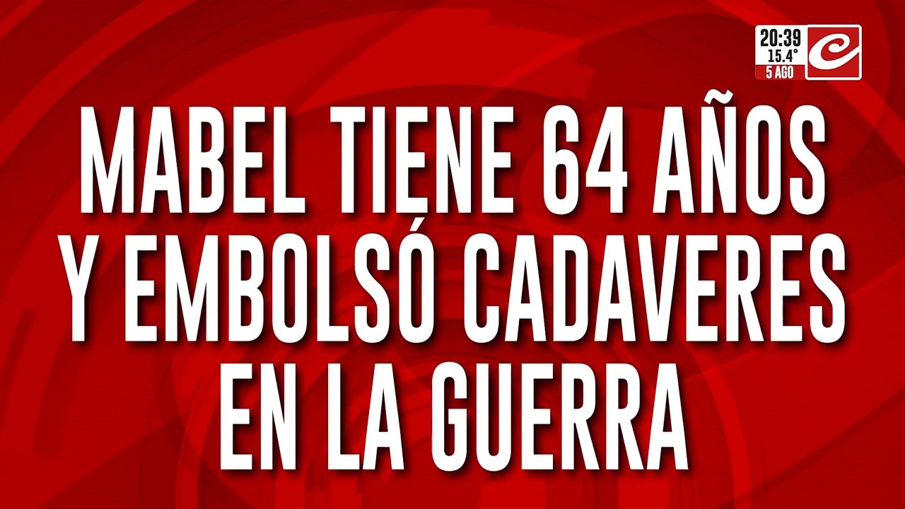 Mabel tiene 64 años y embolsó cadáveres en la Guerra de Malvinas