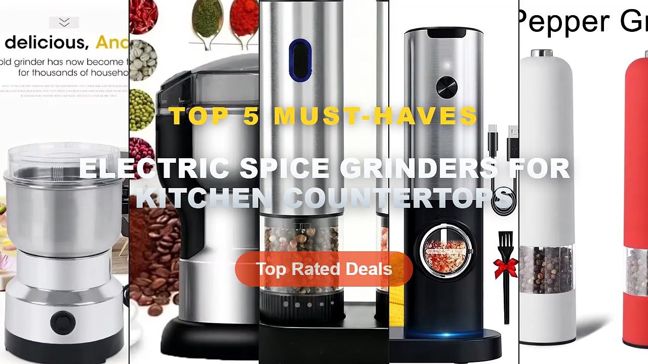 Cheap & Best Electric Spice Grinders For Kitchen Countertops Unboxing & Review