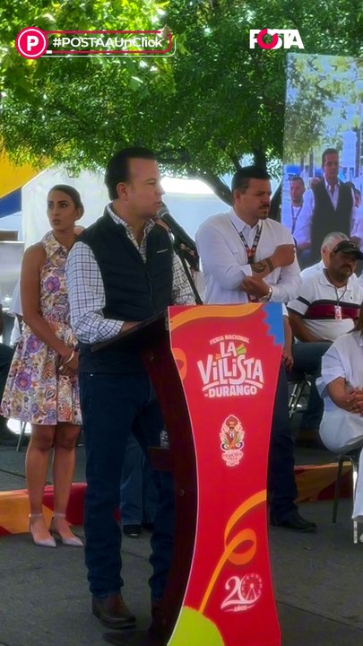 📢 El gobernador Esteban Villegas aclaró por qué Omar García Harfuch no asistió a Durango 👮🏻‍♂️📍