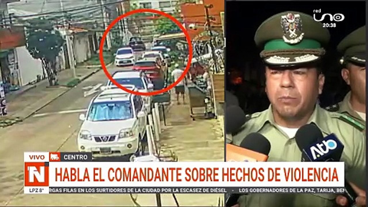 COMANDANTE SOBRE HECHOS DE VIOLENCI4 EN SCZ