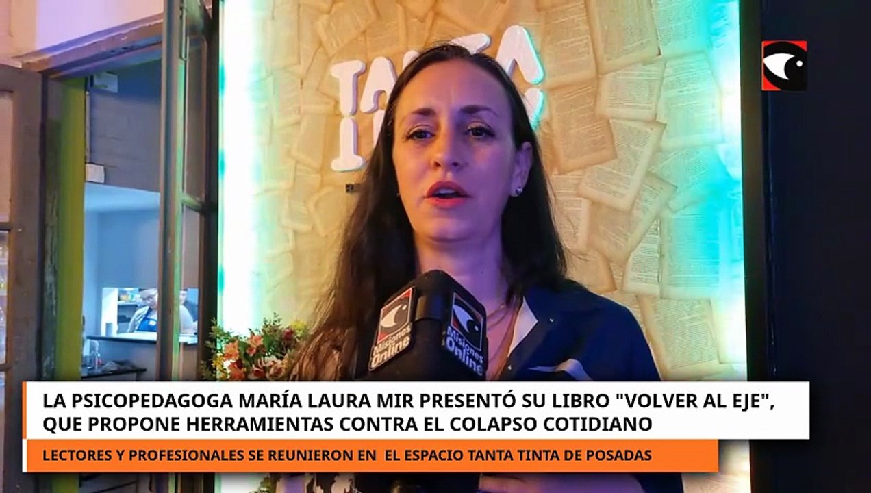 Presentación del libro de Maria Laura Mir \"volver al eje\"