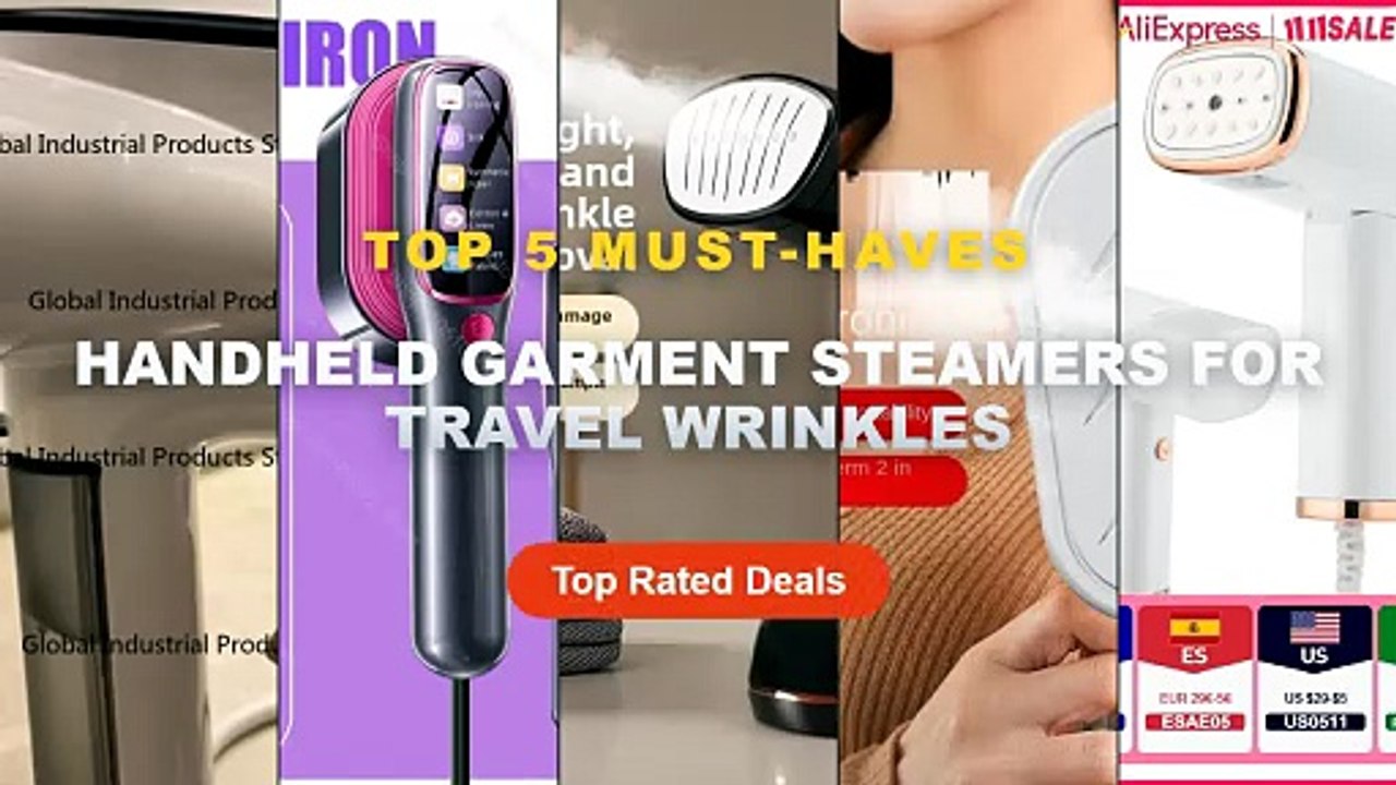 Handheld Garment Steamers For Travel Wrinkles: Top 5 Best Sellers - Handheld Garment Steamer for Travel And Business Str...