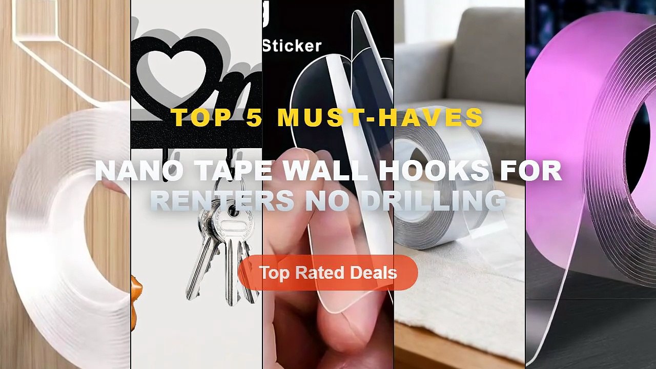 Ultimate Guide to the Best Nano Tape Wall Hooks For Renters No Drilling