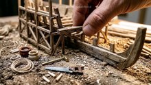 Building a Historical Miniature Noah’s Ark from Scratch | Satisfying DIY Timelapse