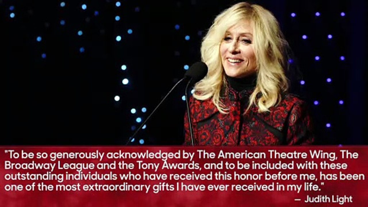 Judith Light Named 2019 Recipient of Tony Awards' Isabelle Stevenson Award | THR News [Full Movie]