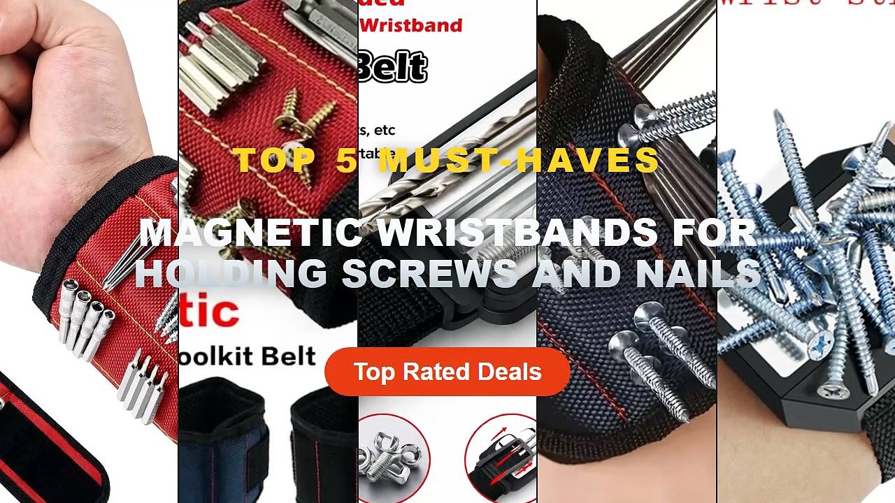 Amazing Magnetic Wristbands For Holding Screws...