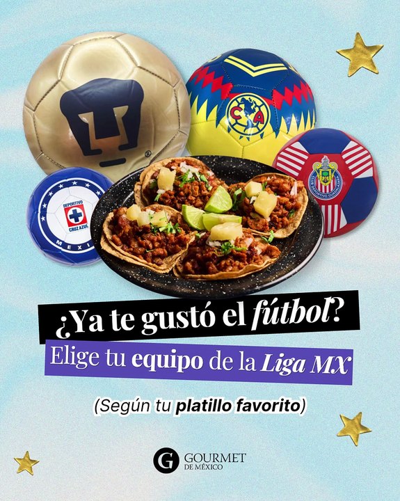 Elige tu equipo de la Liga Mx según tu platillo favorito