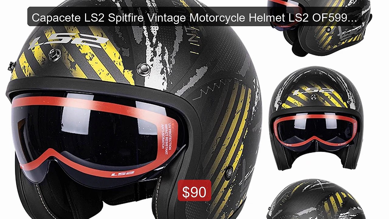Capacete LS2 Spitfire Vintage Motorcycle Helmet LS2 OF599 Jet... -- Amazing Value 2026 | Must Have!