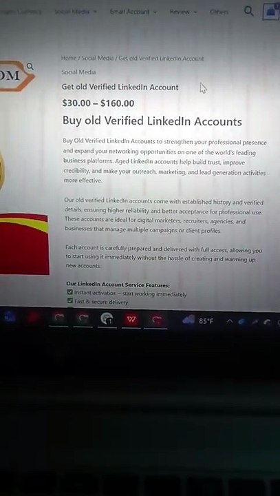 Top-Rated Provider for Old Verified LinkedIn Accounts
