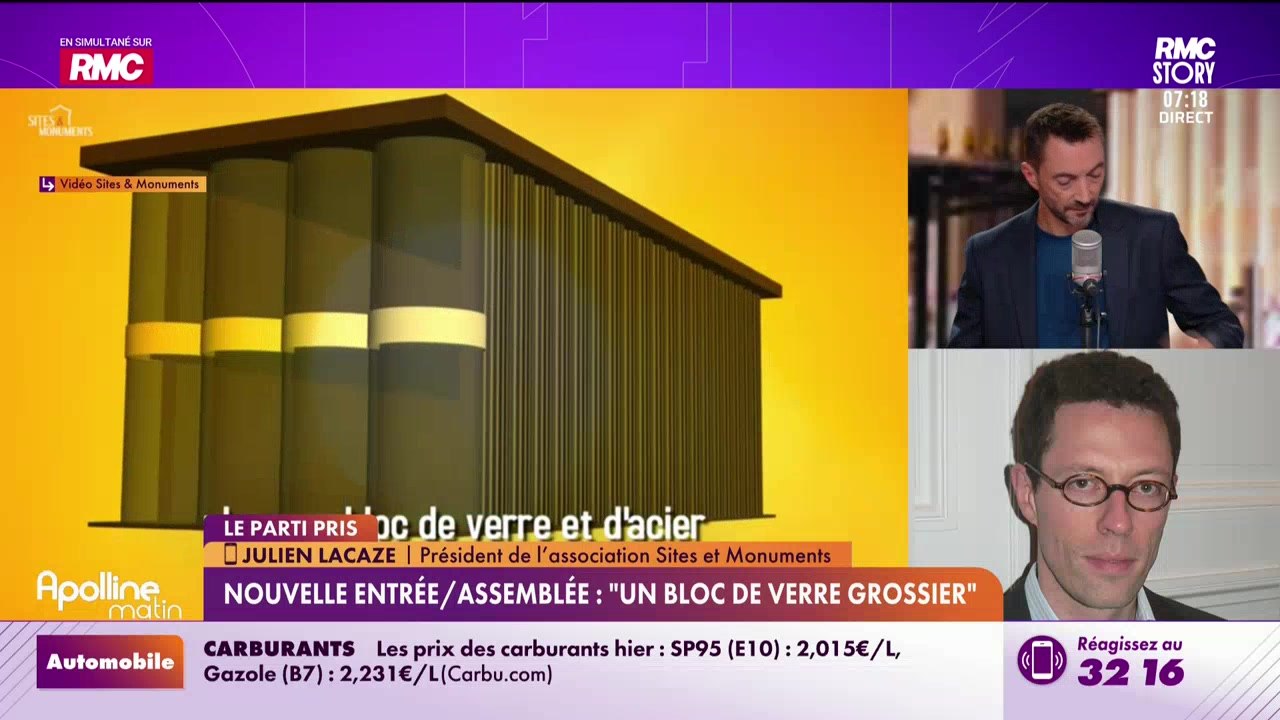 Le parti pris : Nouvelle entrée / Assemblée, "un bloc de verre grossier d'un autre temps qui défigure les quais de Seine" - 06/08