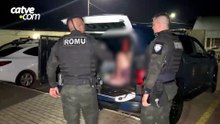 Foragido por roubo e tráfico é localizado pela GM em cima de telhado em Cascavel
