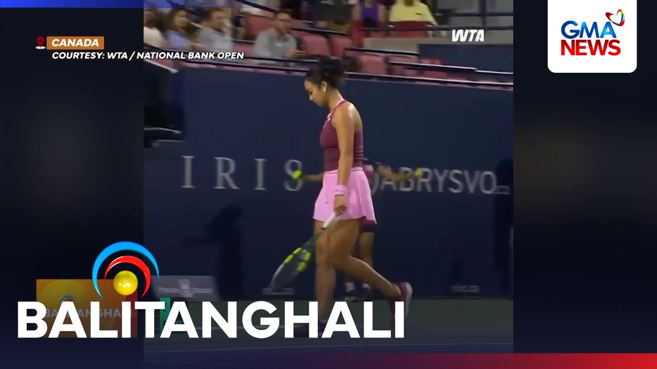 Alex Eala, wagi sa Round of 64 ng Canadian Open laban kay Alycia Parks | Balitanghali