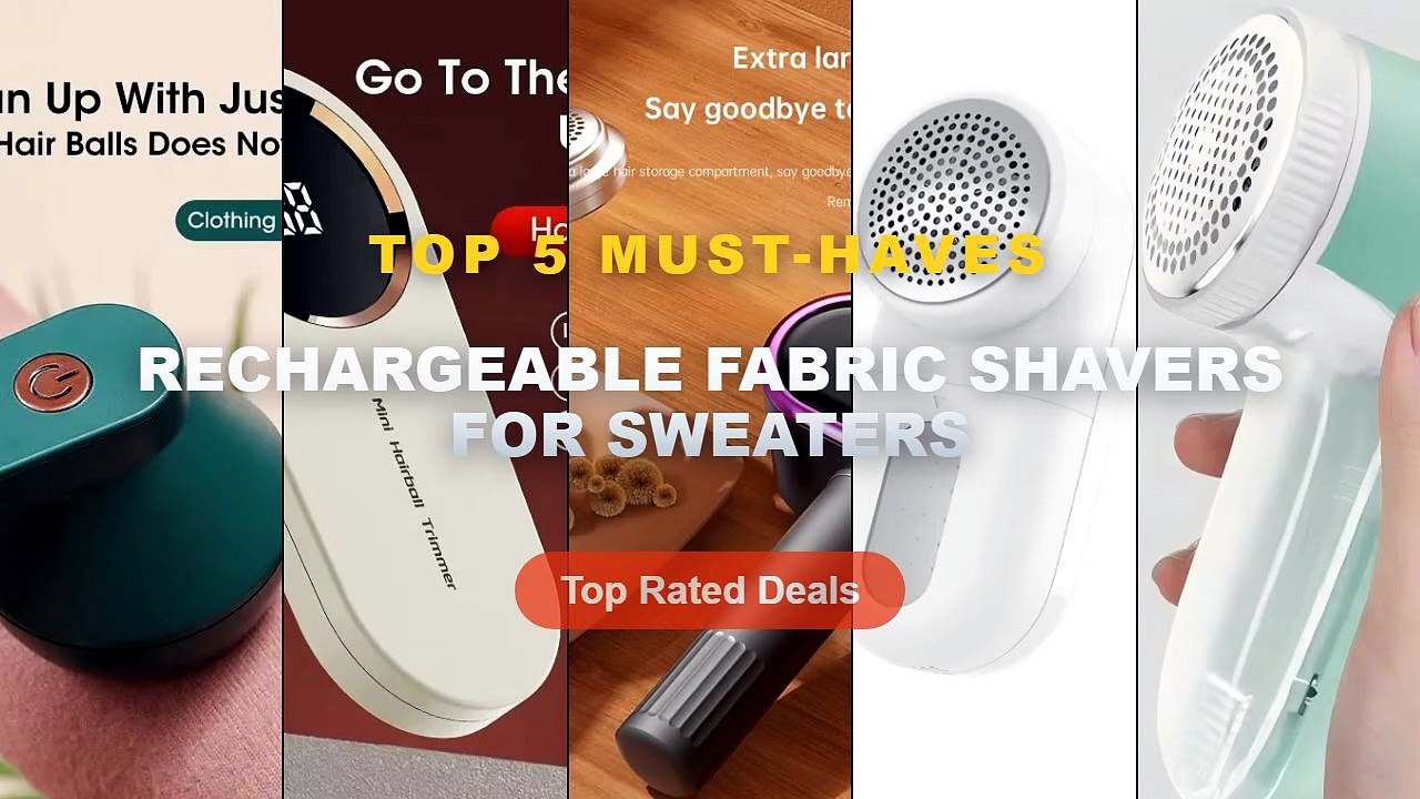 Ultimate Guide to the Best Rechargeable Fabric Shavers For Sweaters - Electric Portable Fabric Lint Remover Household Cl...