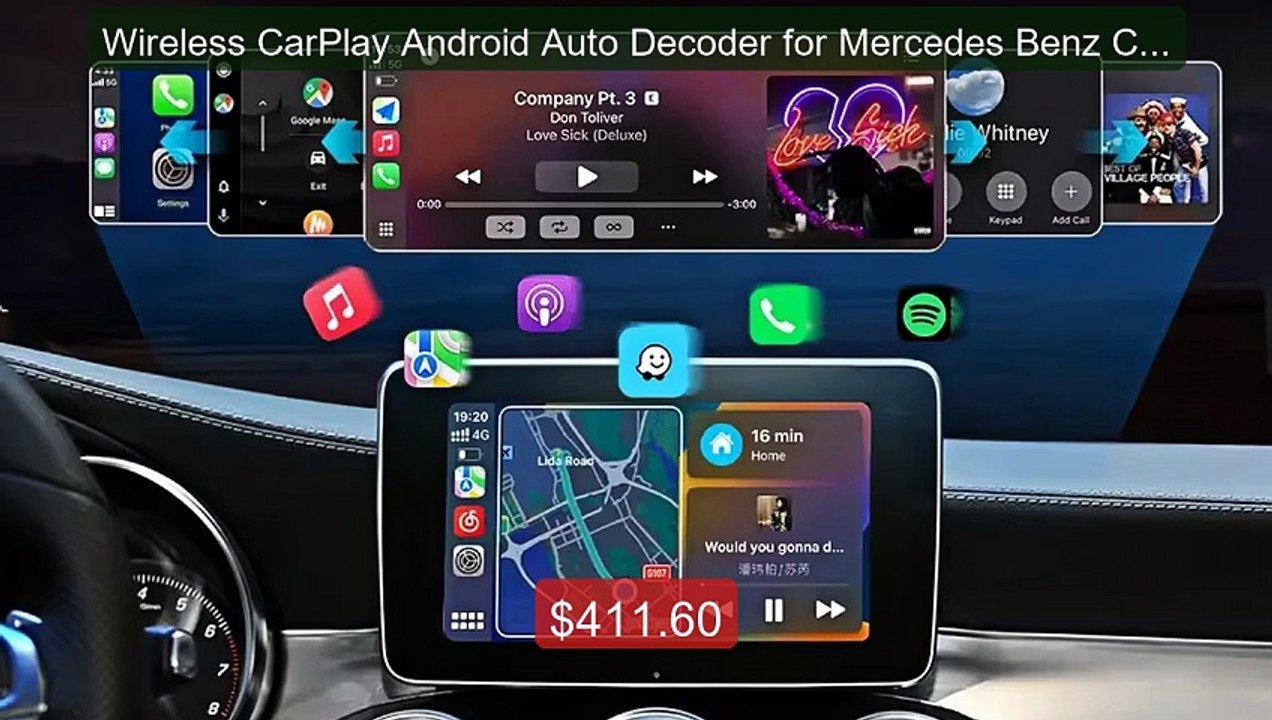 Wireless CarPlay Android Auto Decoder for Mercedes Benz C W20... -- Amazing Value 2026 | Must Have!