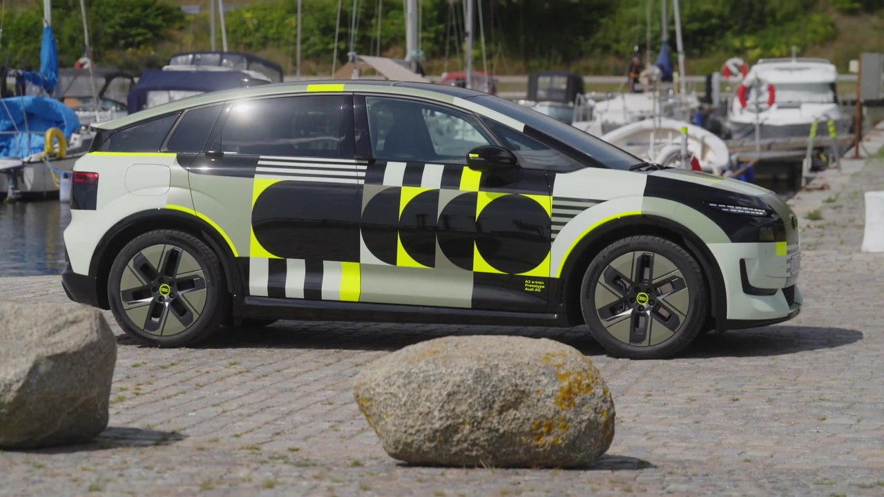 Audi A2 e-tron with design livery Design preview